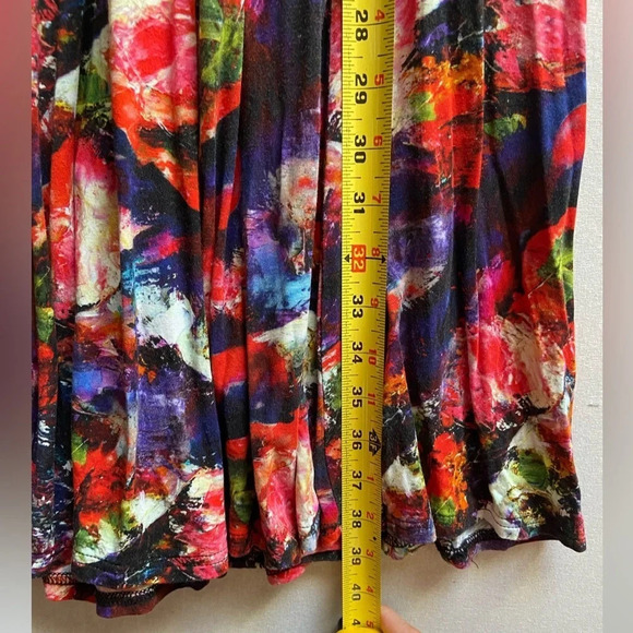 Blue Sky Bamboo Cotton  pleated dress Sz M - Picture 8 of 9